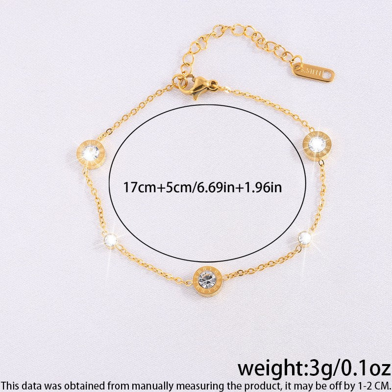 Wholesale Simple Love Titanium Steel Versatile Bracelet